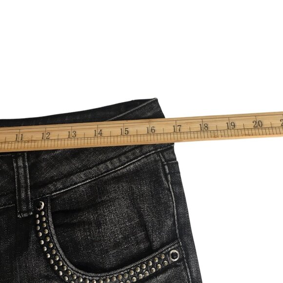 Buffalo David Bitton Jeans Womens 30 Sandrine Low Rise Cigarette Stretch Studded - Picture 8 of 16